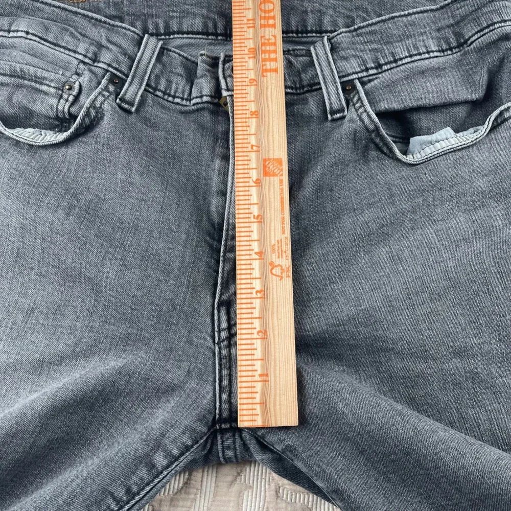Levis 511 Slim Fit Mens Grey Jeans W34 L32 Stretch Denim Pants Grey Wash‎
